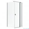 Radaway Nes Kdj II Brushed GunMetal kabina 80x80cm prawa szczotkowany grafit 10032080-92-01R/10039080-01-01